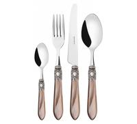 OXFORD Bague argent vieilli, service de couverts 24 pièces, coffret compact, Casa Bugatti