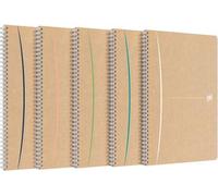 Oxford - Bloc à spirales A4 90 feuilles assorties | 20 pièces