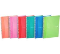 Oxford - Bloc à spirales MyColors A4 90 feuilles assorties | 20 pièces