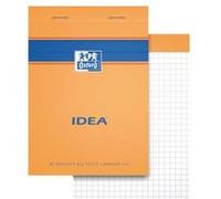 Oxford Bloc Bureau 10.5 x 14.8 quadrillé 5 x 5 80 pages - Bloc notes 80 pages quadrillées G
