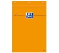 Oxford Bloc Bureau 21 x 32 quadrillé 5 x 5 80 pages - Bloc notes 80 pages quadrillées G