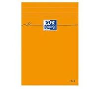 Oxford Bloc-notes, 110x170mm, quadrillé,80 feuilles, orange Orange G