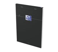 OXFORD Bloc-notes Lot de 5 Smart A5 5x5 160 Pages Reliure Agrafée Couverture Carte Souple Noir