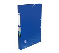 Oxford Boîte Oceanis 24 x 32 cm Dos 25 mm Polypro recyclé Opaque avec élastique Assorti