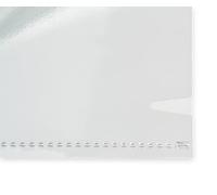 OXFORD Boite de 100 Pochettes-Coin Plastique A4 Haute Resistance Lisse Epaisseur 15/100eme Incolore