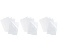 OXFORD Boîte de 100 Pochettes-Coin Shine A4 Polypro Lisse Epaisseur 12/100ème Incolore (Lot de 3)