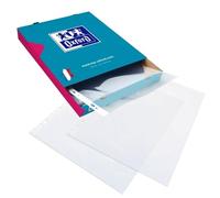 Oxford Pochettes perforées Usage intensif A4 Polypro lisse Ép. 9/100ème Incolore – Boîte de 100