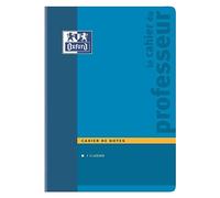 OXFORD Cahier de Note Enseignant Piqué 44 p suivi de 7 classes 21x29,7 Couv. carte