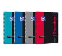 Oxford Cahier étudiant Organiserbook A4+ 24,5 x 31 cm - 160 pages - 90 g - Seyes