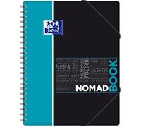 Cahier spirale Oxford Etudiants Nomadbook A4+ 24 x 32 cm grands carreaux 160 pages