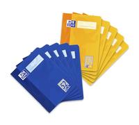 10x Oxford 100050397 Livret octavo LIN52 A6 32 feuilles 90 g/m² quadrillé