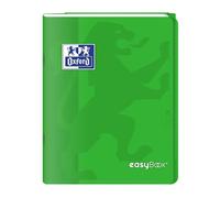 OXFORD Cahier Easybook agrafé - 17 x 22 cm - 96p seyès - 90g - Vert