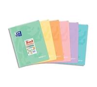Oxford Cahier Piqûre EasyBOOK Pastel, Assorti, 240mm x 320mm
