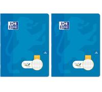 Oxford Cahier pour DYS Serpodile - ligne 2 mm - 17 x 22 - reliure agrafée (Lot de 2)