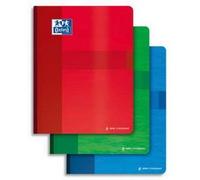 OXFORD Cahier Scolaire classique - Grands carreaux - 192 pages - 32 cm x 24 cm x 0,9 cm