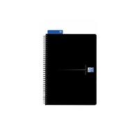 Cahier Oxford smart black Oxford integrale 148x210 180pages ligne 7mm noir