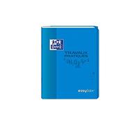 OXFORD Cahier TP esaybook agrafé 17x22cm 80 p 90-120G seyès/uni couleurs aléatoires
