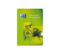 Oxford Cahier Travaux Pratiques Essential Piqûre 48 Pages Seyès + 48 Pages Unies 17 X 22 Cm. Couverture Carte Assortie