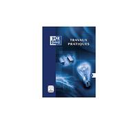 OXFORD Cahier travaux pratiques ESSENTIAL piqûre 48 pages Seyès+48 pages unies 17x22