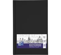 Oxford - Carnet à reliure cordonnée A5 96 feuilles 100 grammes noir | 1000 pièces
