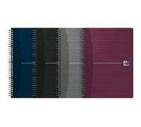 Oxford 400090611 Bloc-notes à spirales Essentials - B5, quadrillé, 90 feuilles, assorti