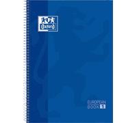 Oxford - Carnet Classic Peabook A4+ 4 trous, ligné, 80 feuilles, bleu foncé | 10 pièces