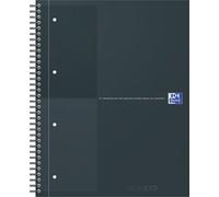 Oxford - Carnet international à spirales A4+ ligné noir | 5 pièces