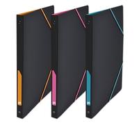 Oxford Classeur à Anneaux For Students A4 Dos 20 mm 4 Anneaux Couverture Polypro Coloris Bicolores Assortis