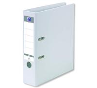 Classeur à levier Oxford plastique dos 8 cm A4 - blanc