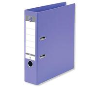 Classeur à levier Oxford plastique dos 8 cm A4 - lavande