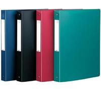 OXFORD Classeur Memphis A4 Dos 40mm 4 Anneaux Ronds Couverture Polypro Coloris Assortis