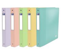 OXFORD, classeur "School Life", format A4XL, 10 pièces, dos de 40 mm, 4 anneaux ronds, couverture en polypropylène