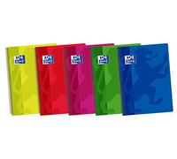 Oxford Classic 400042147 Lot de 5 cahiers à spirale avec couvercle en plastique Fo
