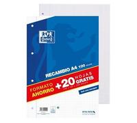 Oxford Classic 400058179 - Recambio hojas sueltas, A4