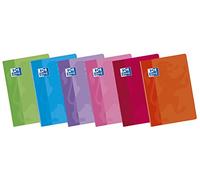 Oxford Classic - Pack de 10 cahiers grapadas, couverture souple, Format A5 +, 8 X 8 C/M