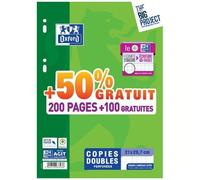 Oxford Copies Doubles, Format A4, Seyès, Papier 90 G