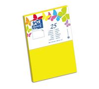 Oxford Correspondance Lot de 10 Papier couleur Cartes format classique 10 x 15 cm Jaune