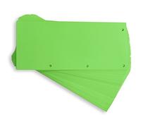 Oxford DUO Lot de 60 intercalaires en carton recyclé Vert