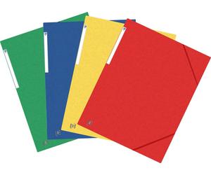 Oxford - Elastomap Top File+ A3 3 rabats 390 g assortis | 10 pièces