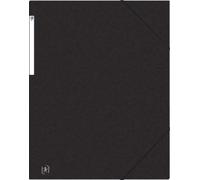 Oxford - Elastomap Top File+ A3 3 rabats 390 g noir | 10 pièces