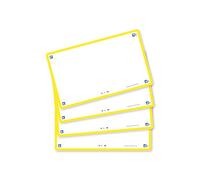 Oxford Fiche Bristol, Jaune, Small