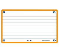 OXFORD Fiche Bristol, Papier, Orange, Petit