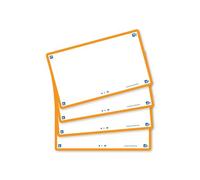 Oxford Fiches "Flash 2.0", 75 X 125 Mm, Uni, Orange
