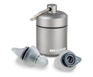 Oxford FilterBuds Bouchons d'oreilles hypoallergéniques réutilisables pour moto, blanc, taille unique