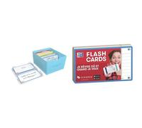 Oxford Flashbox, boîte pour ranger, réviser et scanner les fiches flashcards 2.0 (7,5 x 12,5 cm) + 80 Fiches Flash Cards, 5cm Ligné Recto/Verso