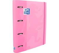 Oxford Hamelin 4 Anneaux Avec Remplacement Et Couvercle En Caoutchouc Extra-loss Avec Remplacement 100 Feuilles 5x5 Couleur Tauch Fuchsia Finition