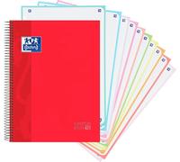 Oxford Hamelin A4 Carnet de notes 10 couleurs 5x5 Grille Transparent Transparent One Size