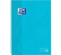 Oxford Hamelin Cahier A4 5x5 Couverture Extra Rigide 80 Feuilles 1 Bandeau Couleur Touch