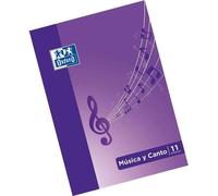 Oxford Hamelin Cahier De Musique Et A4-Cahier De Chant Agrafé Avec 12 Feuilles Avec Système De 8 Lignes Et 12 Feuilles Avec Grille De 5x5 Pour Lettres Bleu Bleu One Size