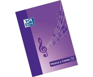 Oxford Hamelin Cahier De Musique Et A4-Cahier De Chant Agrafé Avec 12 Feuilles Avec Système De 8 Lignes Et 12 Feuilles Avec Grille De 5x5 Pour Lettres Bleu Bleu One Size
